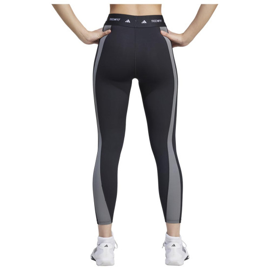 Adidas Γυναικείο κολάν Techfit Colorblock Leggings 7/8 Adidas Γυναικείο κολάν Techfit Colorblock Leggings 7/8